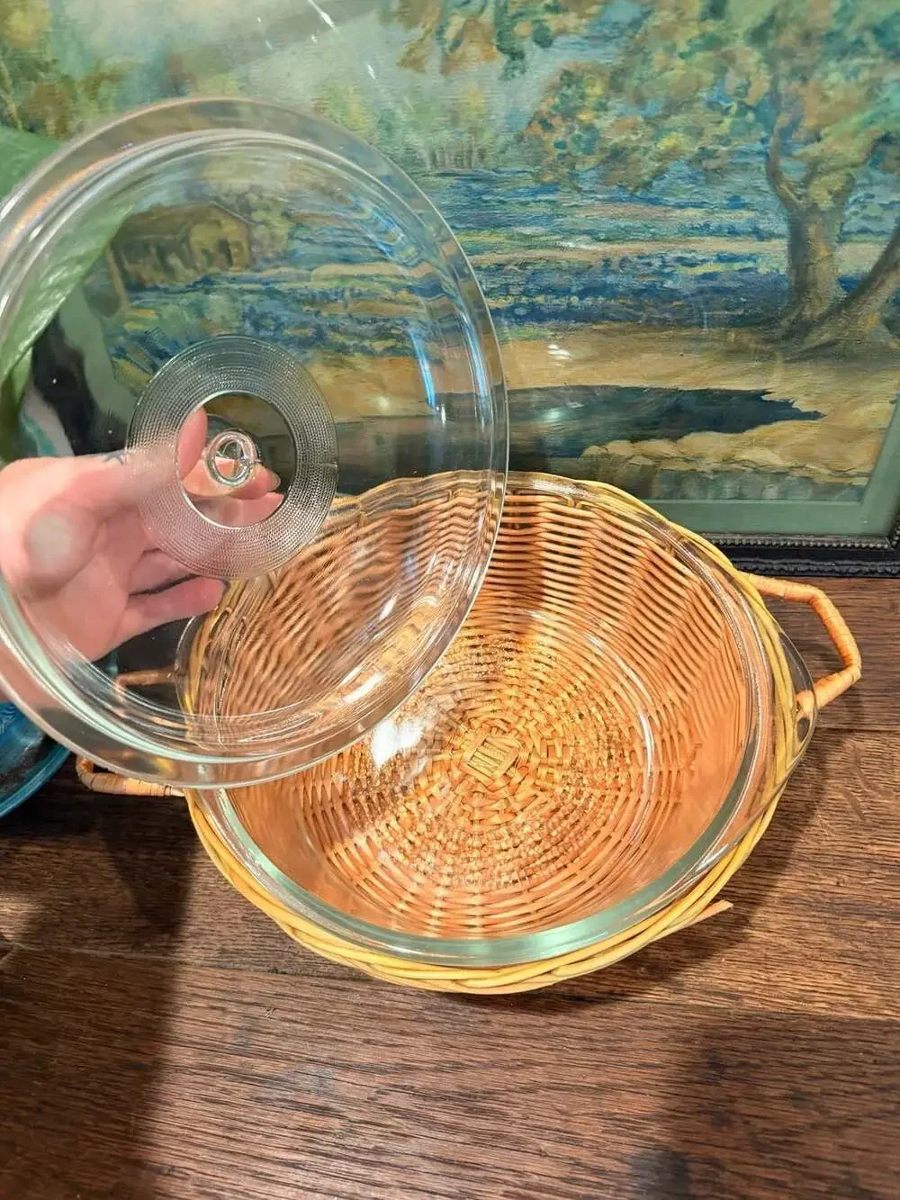 Glasbake vintage quart